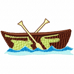 Boats Embroidery Design 7 Boats Embroidery Design 7